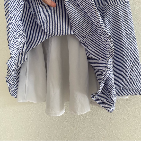 A/X Armani Exchange Button front Striped Dress 0 - Picture 7 of 13